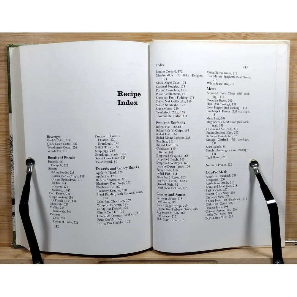 Family Campers' Cookbook Bill Riviere (1965, Hardcover) FIRST EDITION‎